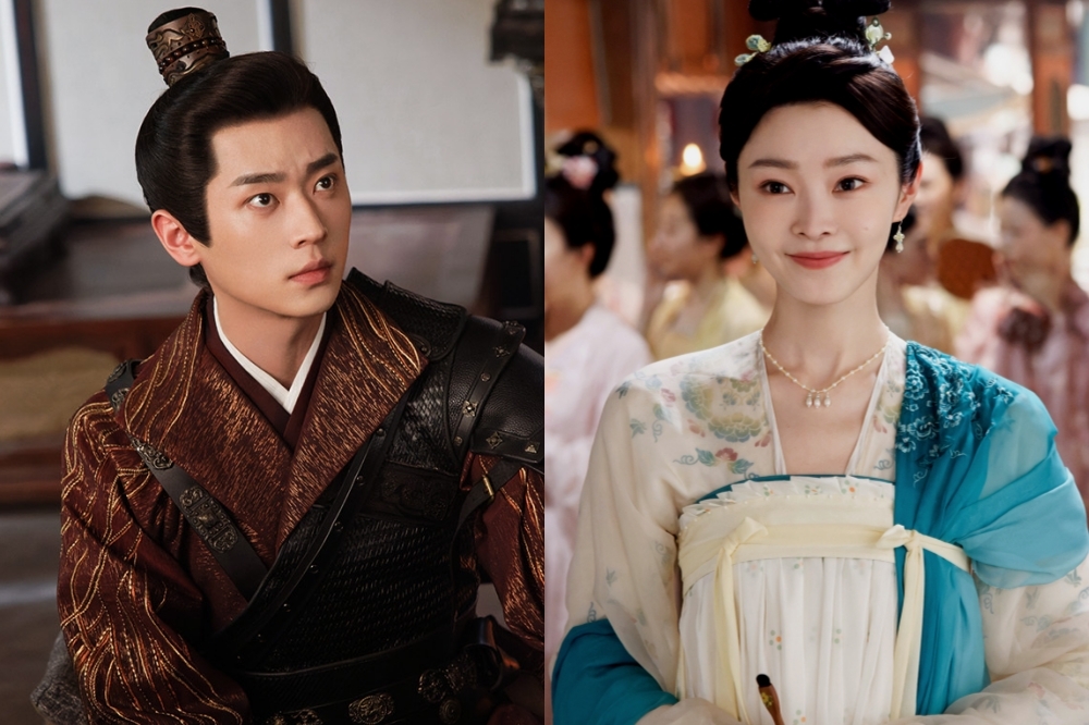 丞磊（左）因演出《雲之羽》、《顏心記》男二爆紅，他與《慶餘年》宋軼（右）正在二搭拍攝新劇《與晉長安》，日前丞磊甜摟宋軼的話面曝光，兩人CP感被讚完勝宋軼在《顏心記》搭檔羅雲熙。（翻攝自顏心記微博）