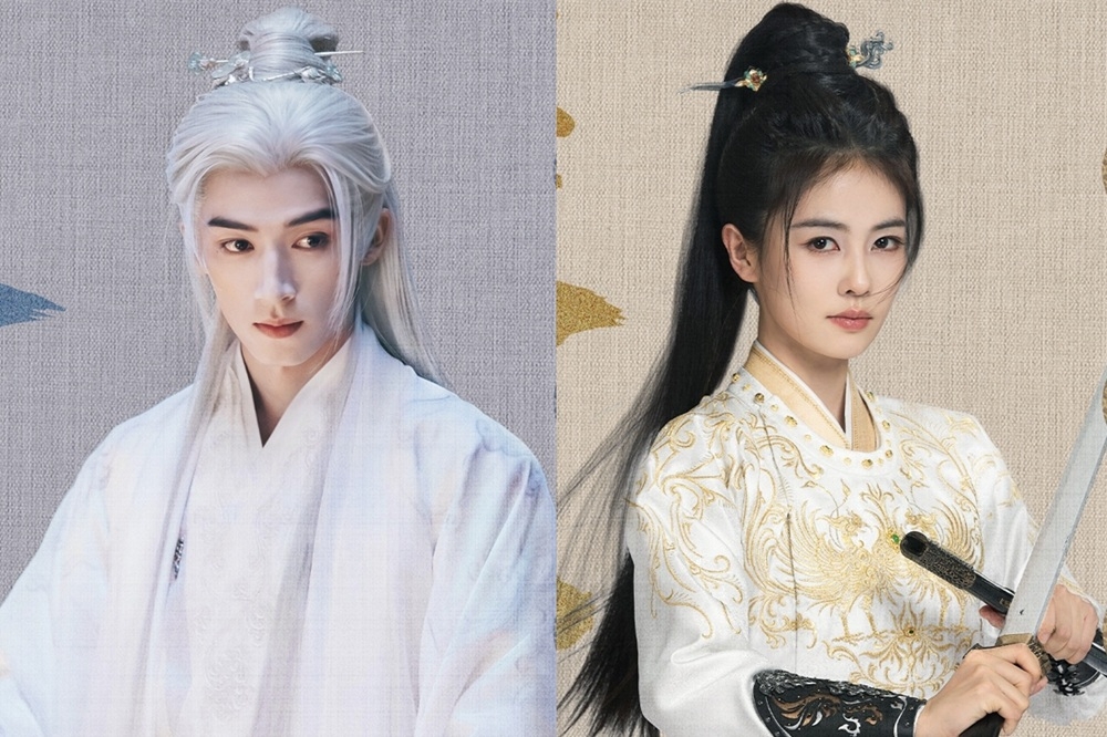 陸劇女神白鹿（右）與《墨雨雲間》王星越（左）主演古裝新劇《唐宮奇案》，兩人在劇中攜手破懸案，白鹿演女官的造型曝光帥翻，該劇還找來憑藉《長相思》爆紅的代露娃演太醫，讓網友非常期待。（取自唐宮奇案微博）