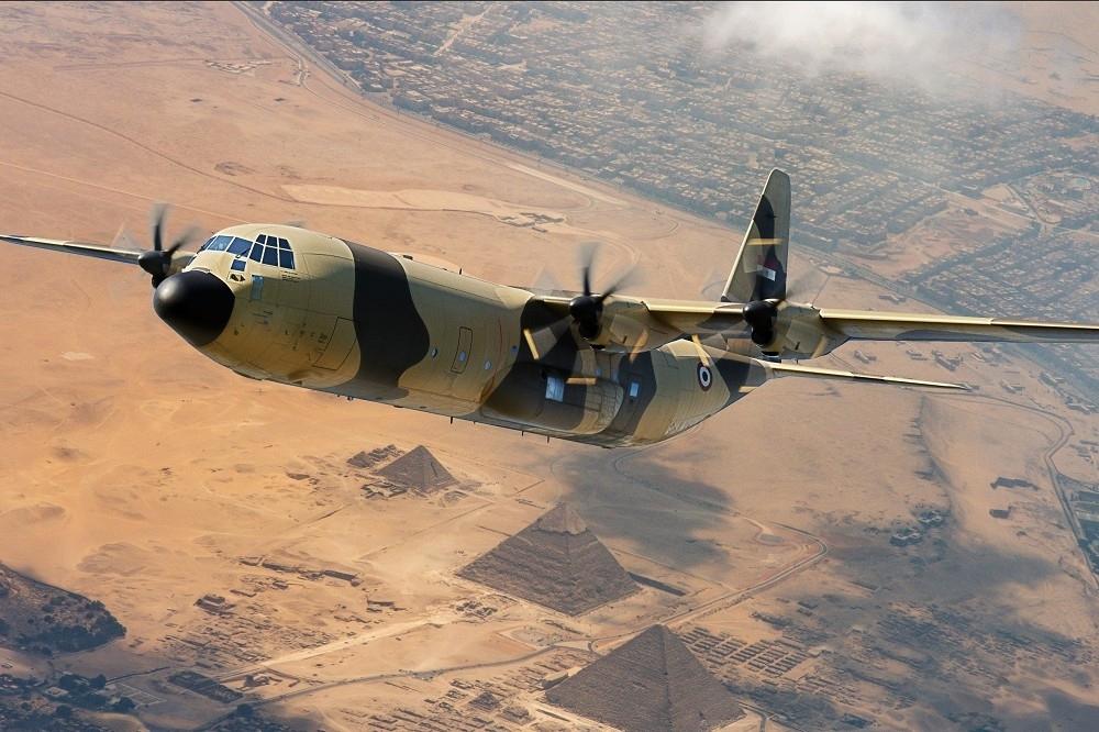 圖為C-130J運輸機。（取自洛馬公司網站）